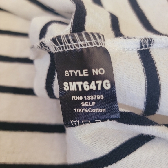 Pol Striped Hooded Top M - Picture 8 of 8